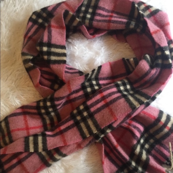 Burberry Accessories - Pink Burberry Scarf